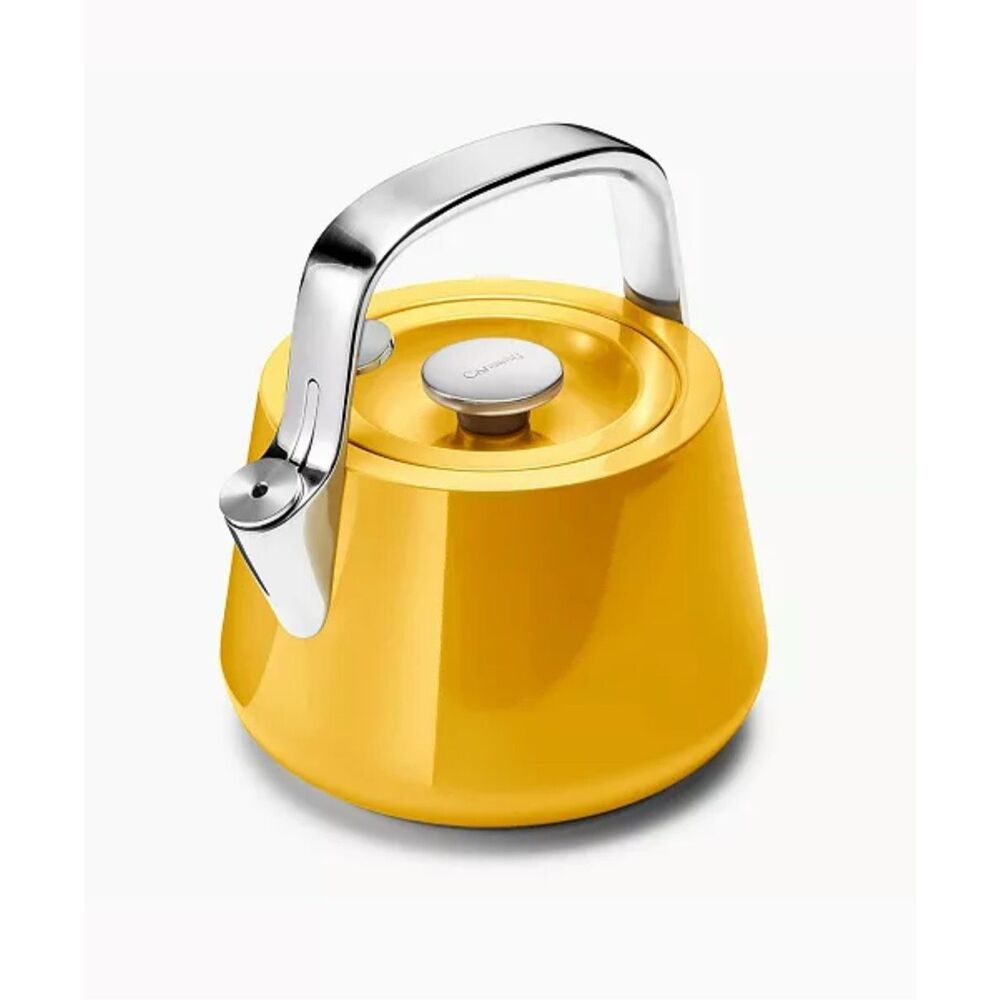 Caraway Whistling Tea Kettle in Marigold - Picture 2 of 5